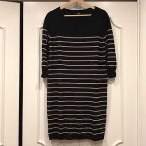⭐️Uniqlo⭐️Wool Breton Stripe 3/4 Slv Sweater Dress